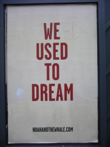 Objectifs et démarche Objectifs. Affiche We used to dream. Entre-Autres propose de penser et agir ensemble dans l'égalité.